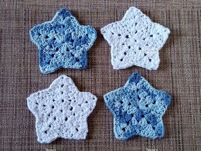 Crochet Stars Coasters - image3